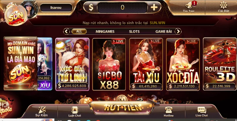 Casino Sunwin là điểm đến lý tưởng