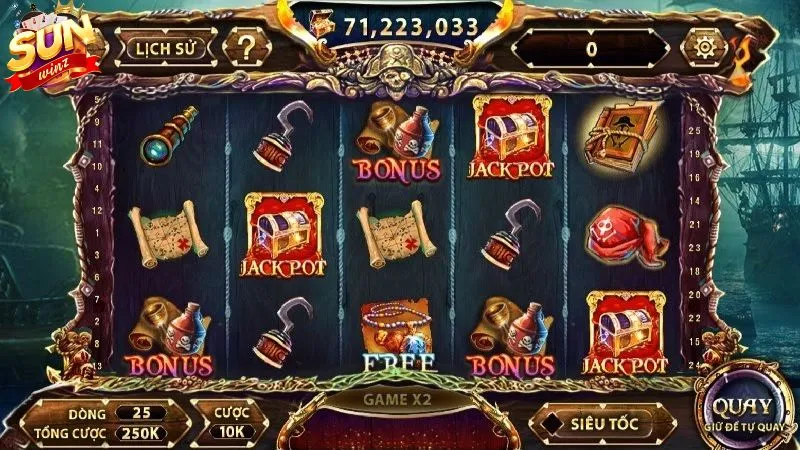 Chơi nổ hũ vốn nhỏ tại Sunwin nhận jackpot cực cao